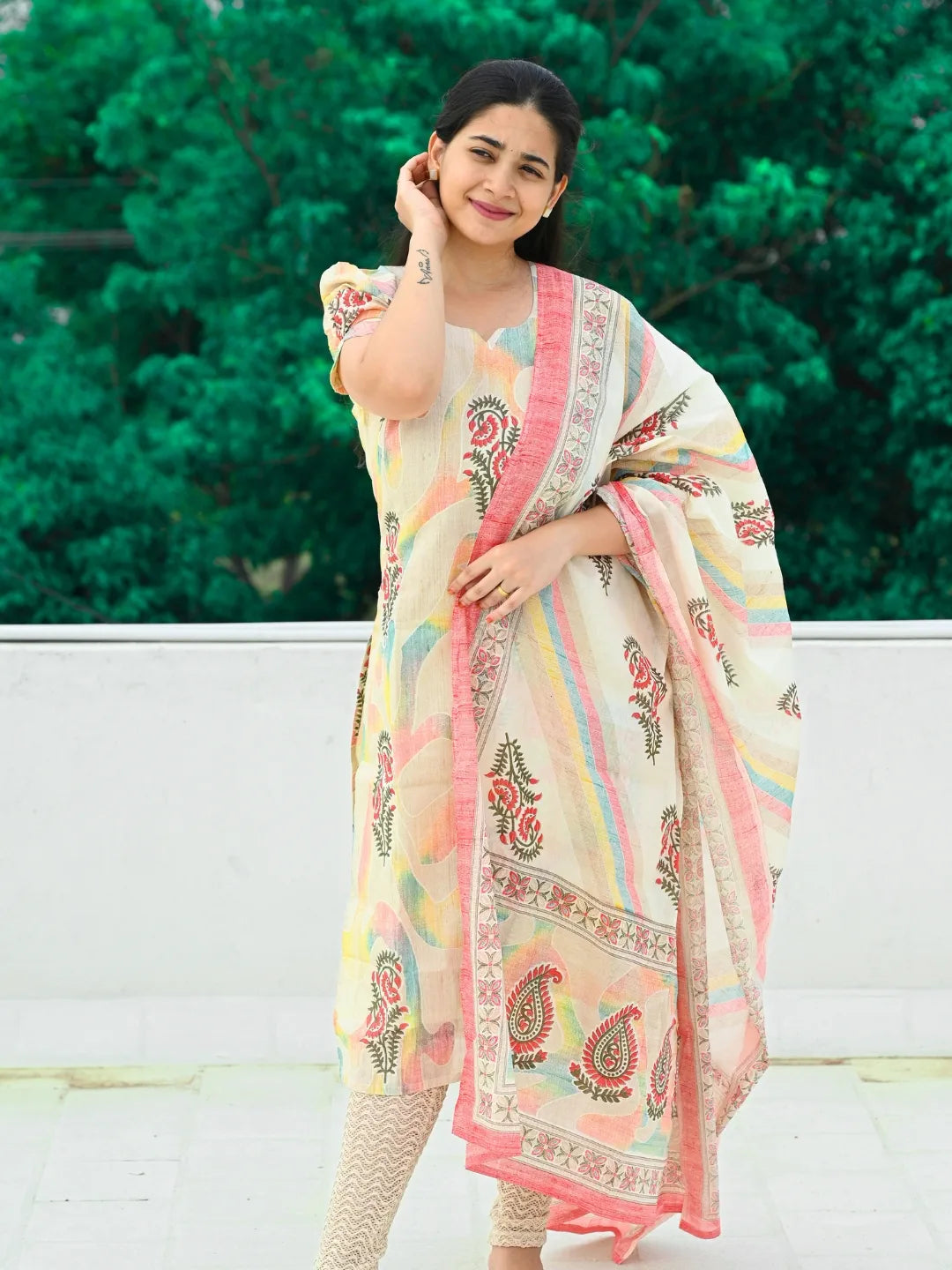 kurti with duppatta collections 