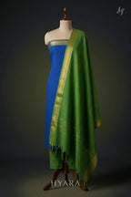 Nilothi Mangalagiri Pure Handloom Cotton Unstitched Fabric