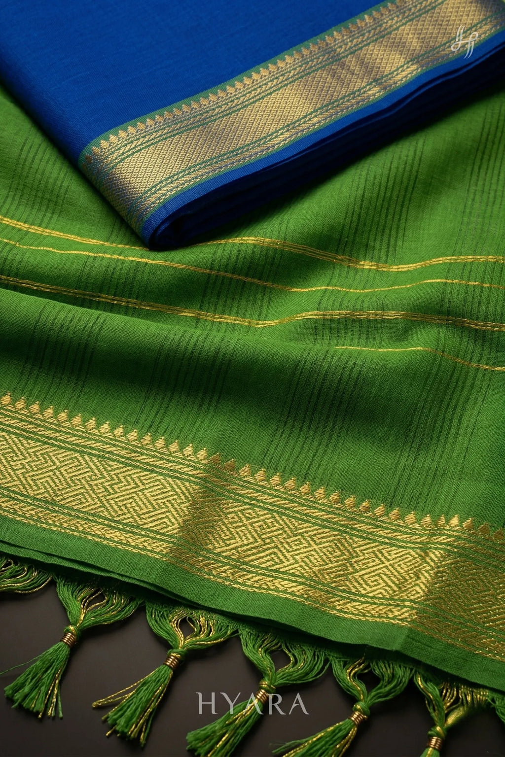 Nilothi Mangalagiri Pure Handloom Cotton Unstitched Fabric