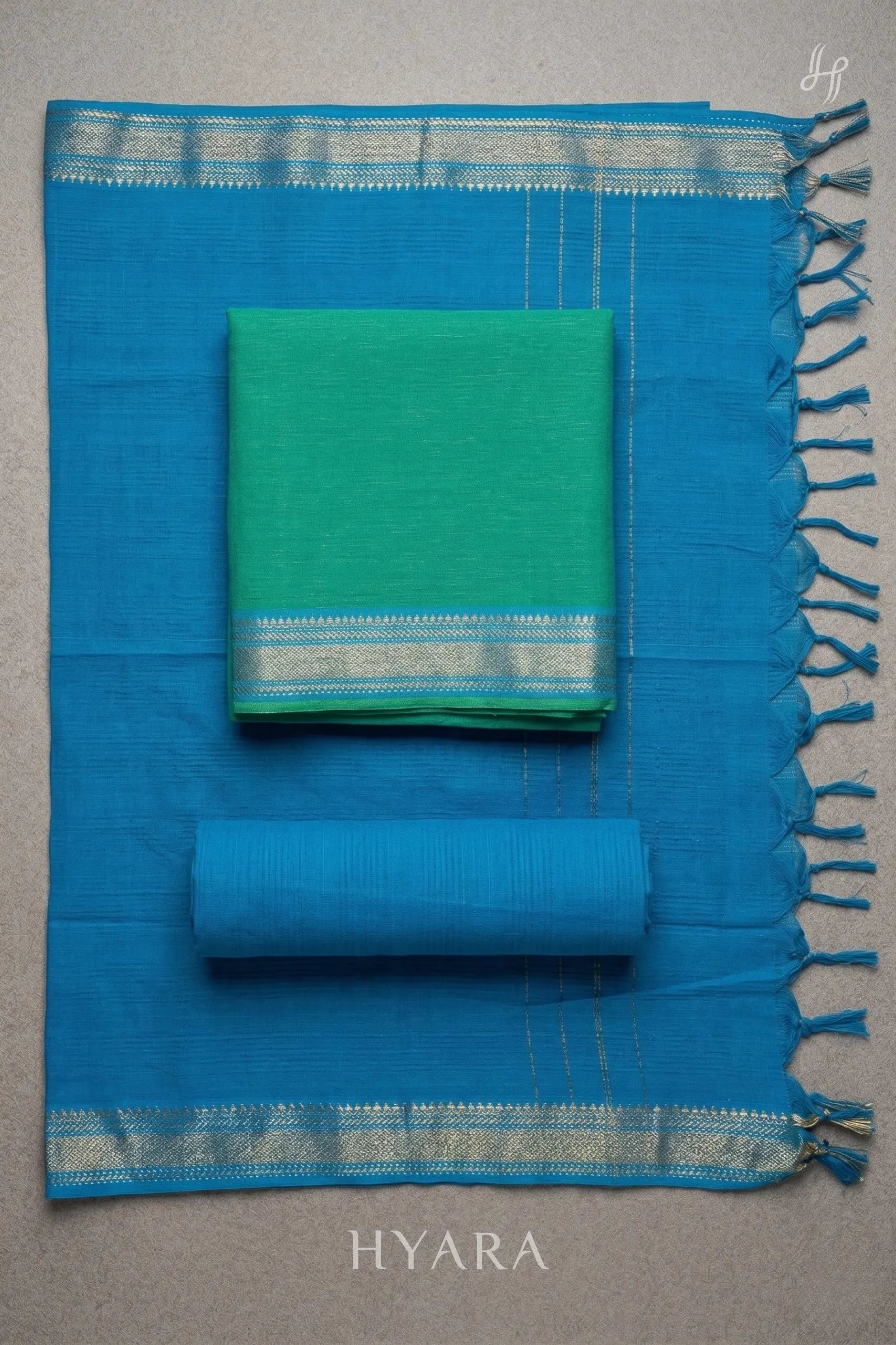 Iniya Mangalagiri Pure Handloom Cotton Unstitched Fabric