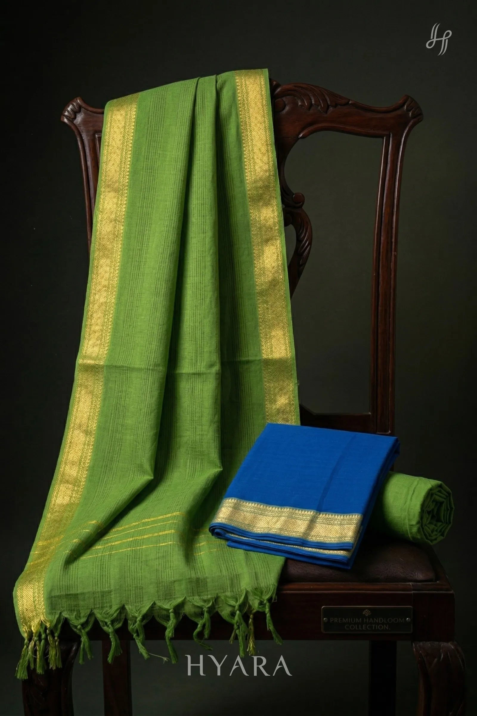 Nilothi Mangalagiri Pure Handloom Cotton Unstitched Fabric