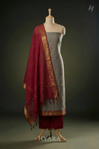 Agnika – Mangalagiri Pure Handloom Cotton Unstitched Fabric