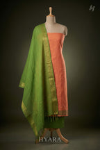 Aranya - Mangalagiri Pure Handloom Cotton Unstitched Fabric Set