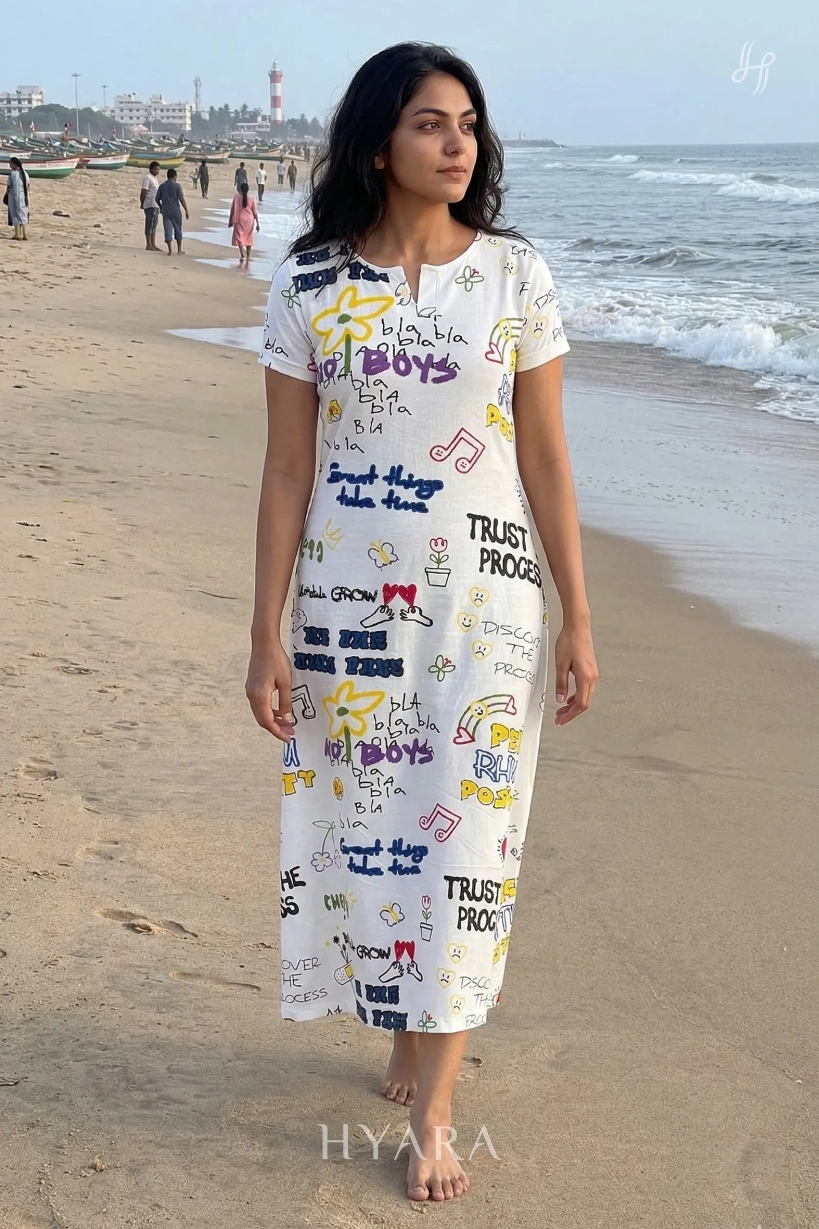 Doodle Cotton Loungewear 