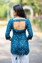 Aira Short Top with Corset Back