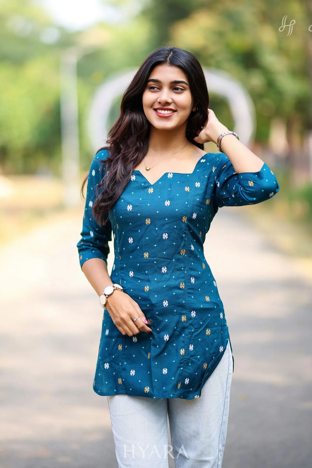 Aira Short Top with Corset Back