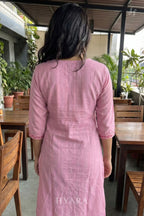 Anvi Rose Pink Kurti Top