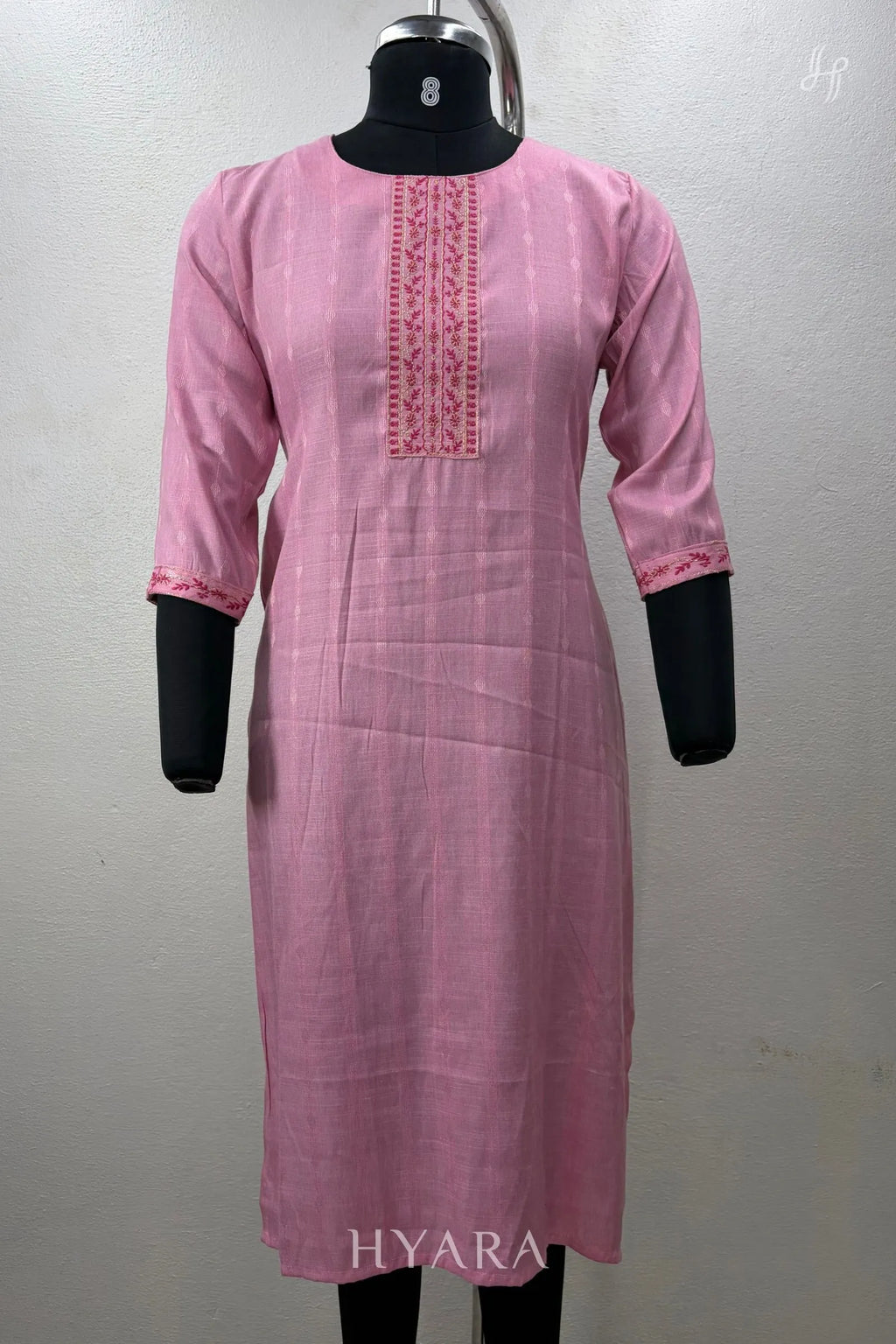 Anvi Rose Pink Kurti Top