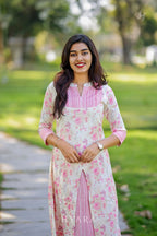 Elara Pink Floral Maxi