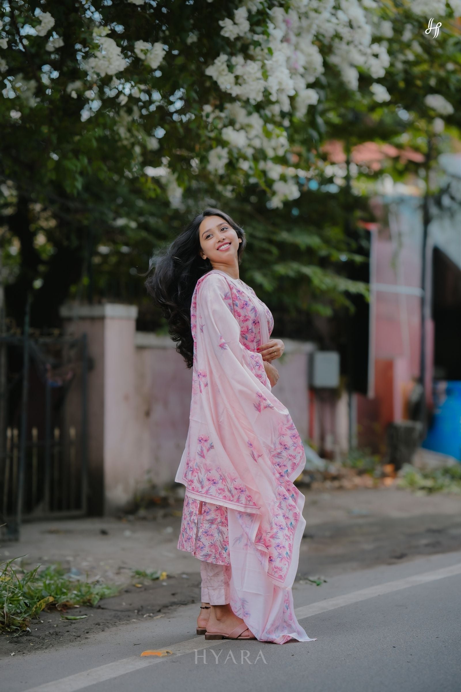 Floréa - Pastel Pink Hakoba Suit Set