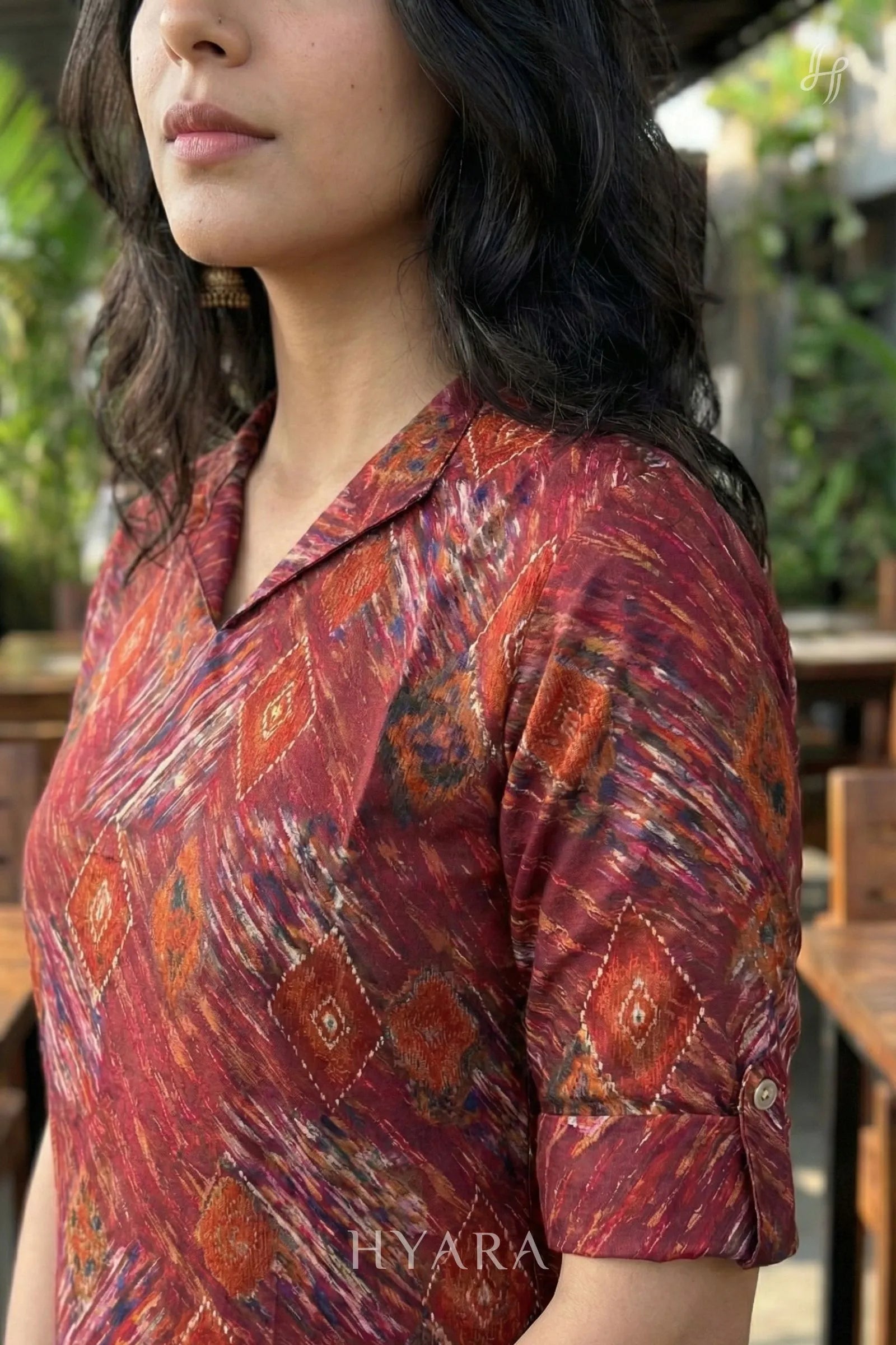 Janu Rust Maroon Coord Set