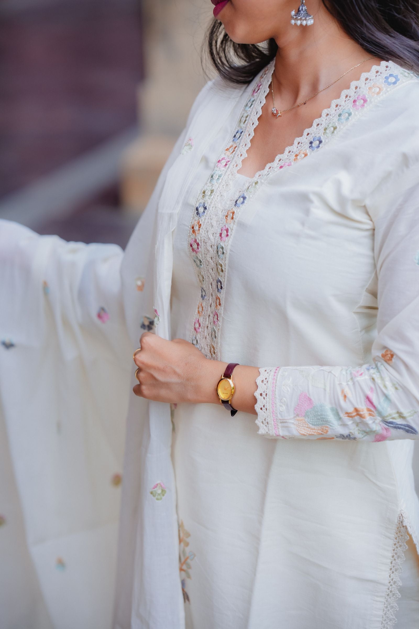 Lilora Embroidery Suit Set