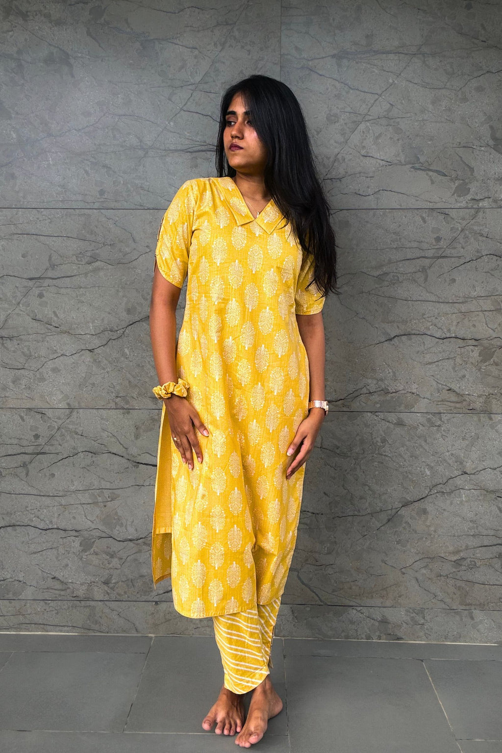 Maanja Yellow Co-ord Set