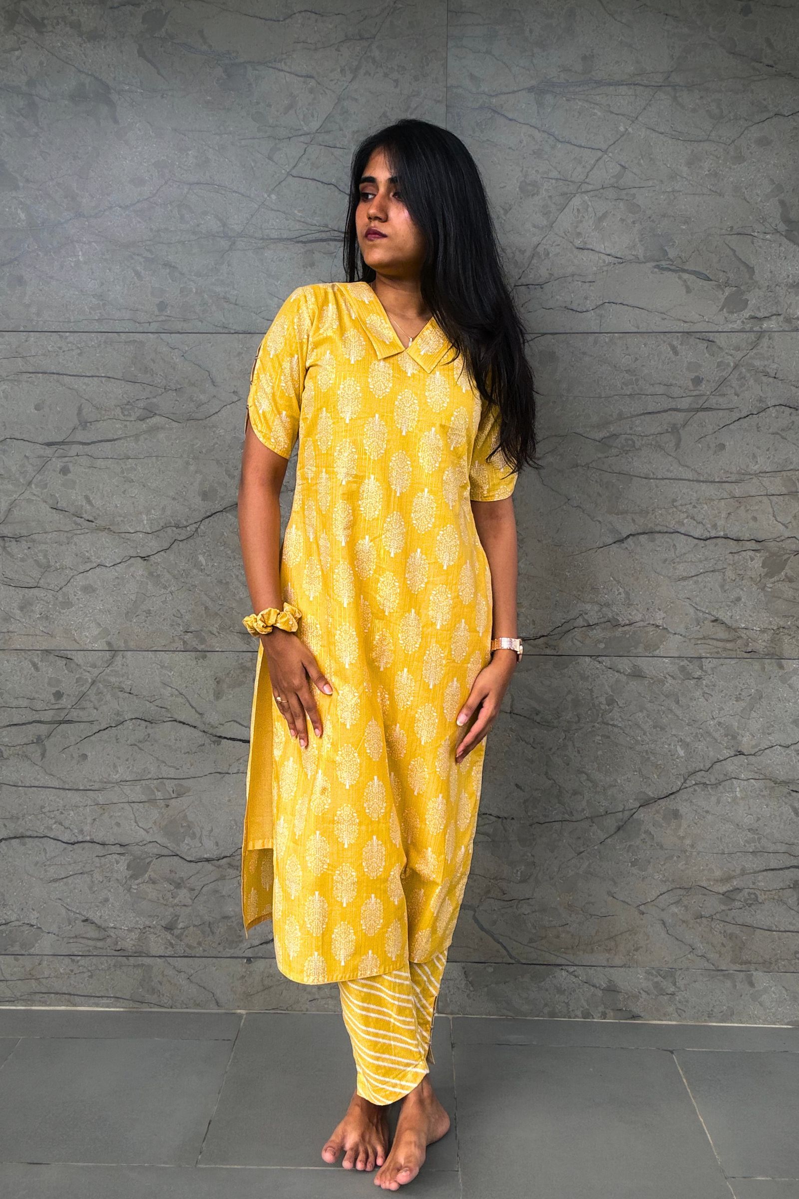 Maanja Yellow Co-ord Set