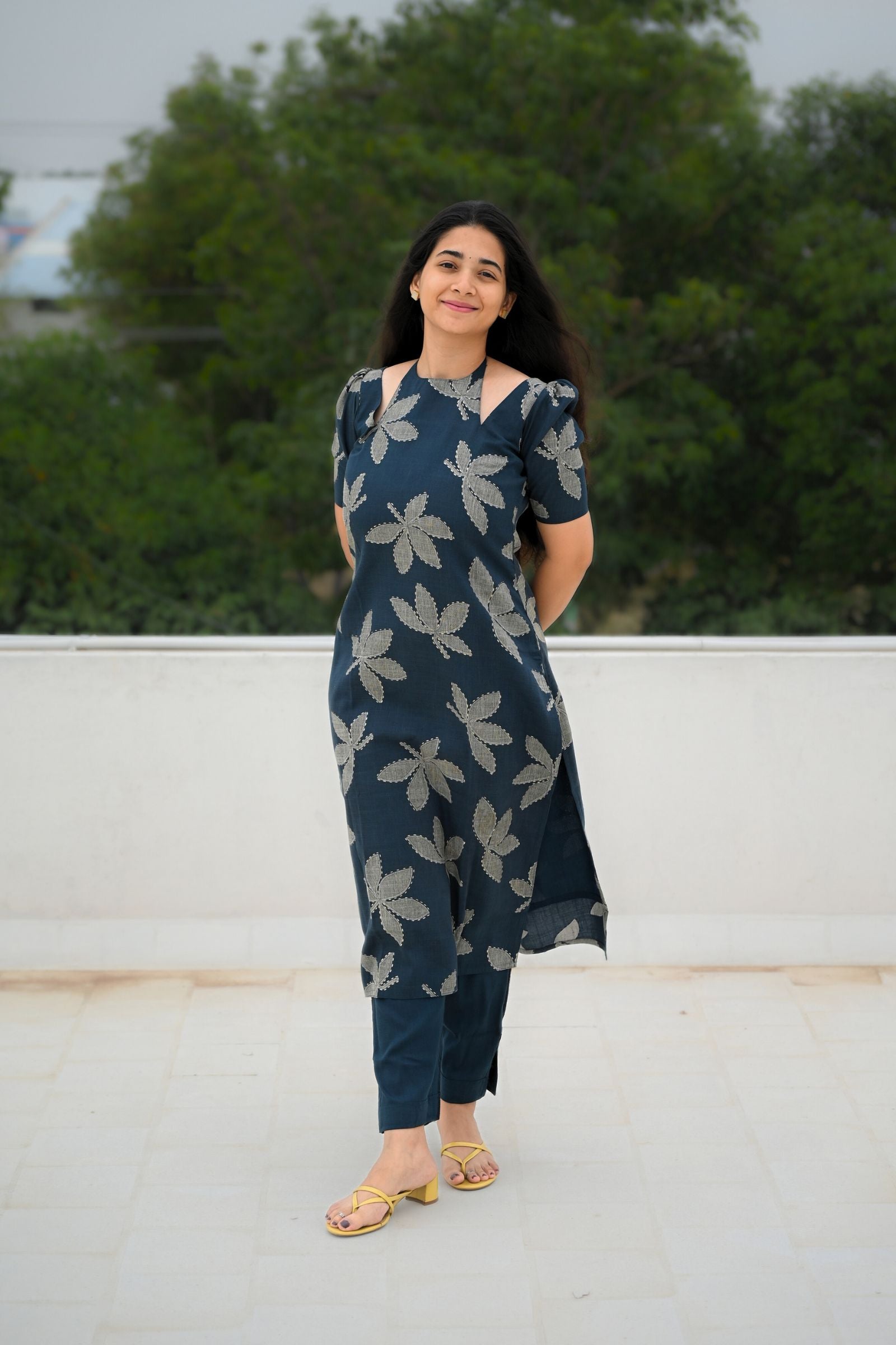 Maraiya Teal Green Co-ord Set