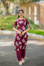 Marina Maroon Coord Set