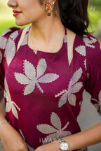 Marina Maroon Coord Set