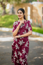 Marina Maroon Coord Set