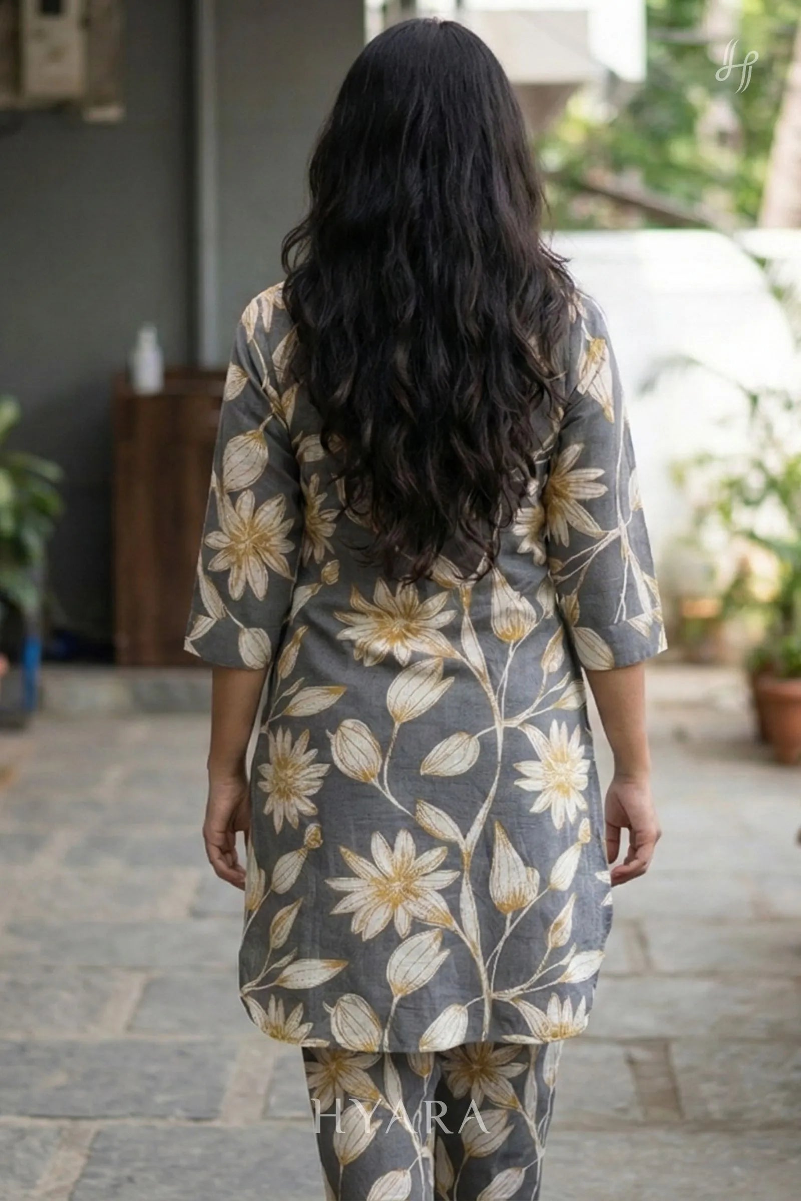 Mira Ash Kurti Co-ord Set