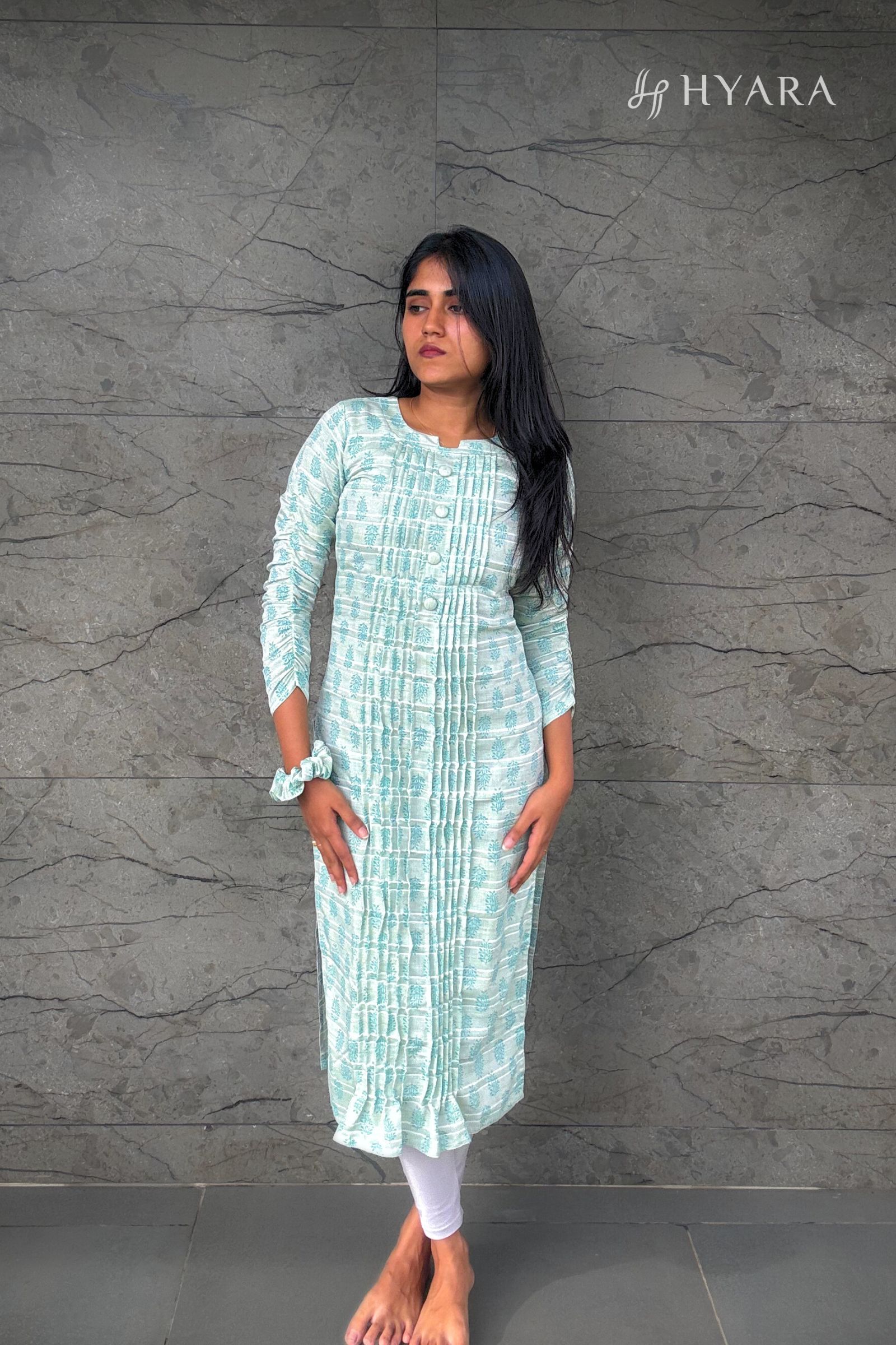 Mullai Mint Green Kurti