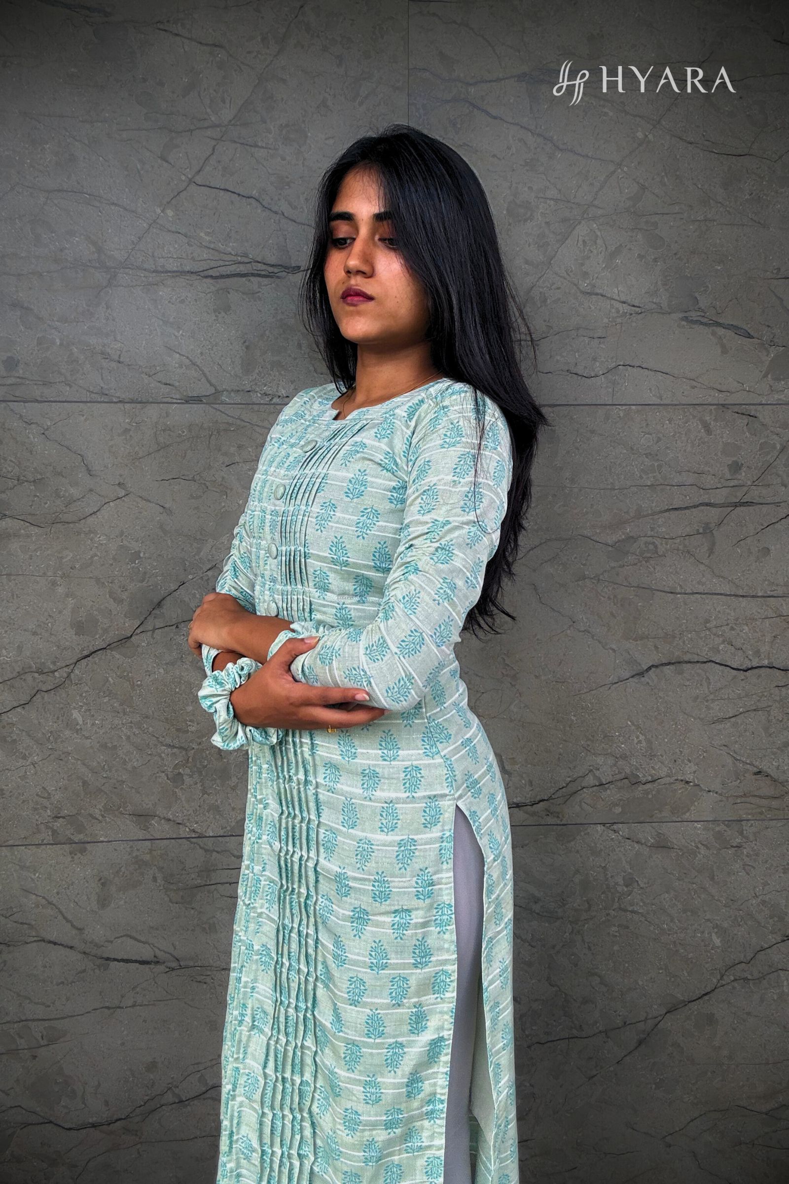 Mullai Mint Green Kurti