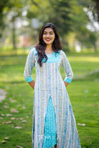 Neera Blue Stripe Maxi