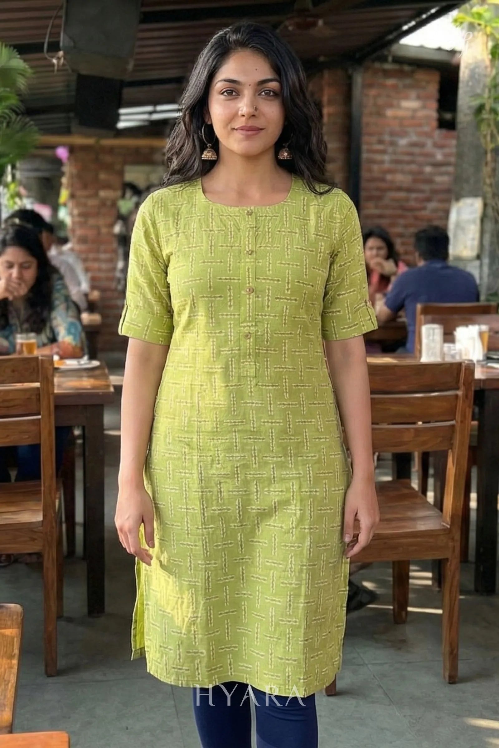 Nira Pista Kurti Top