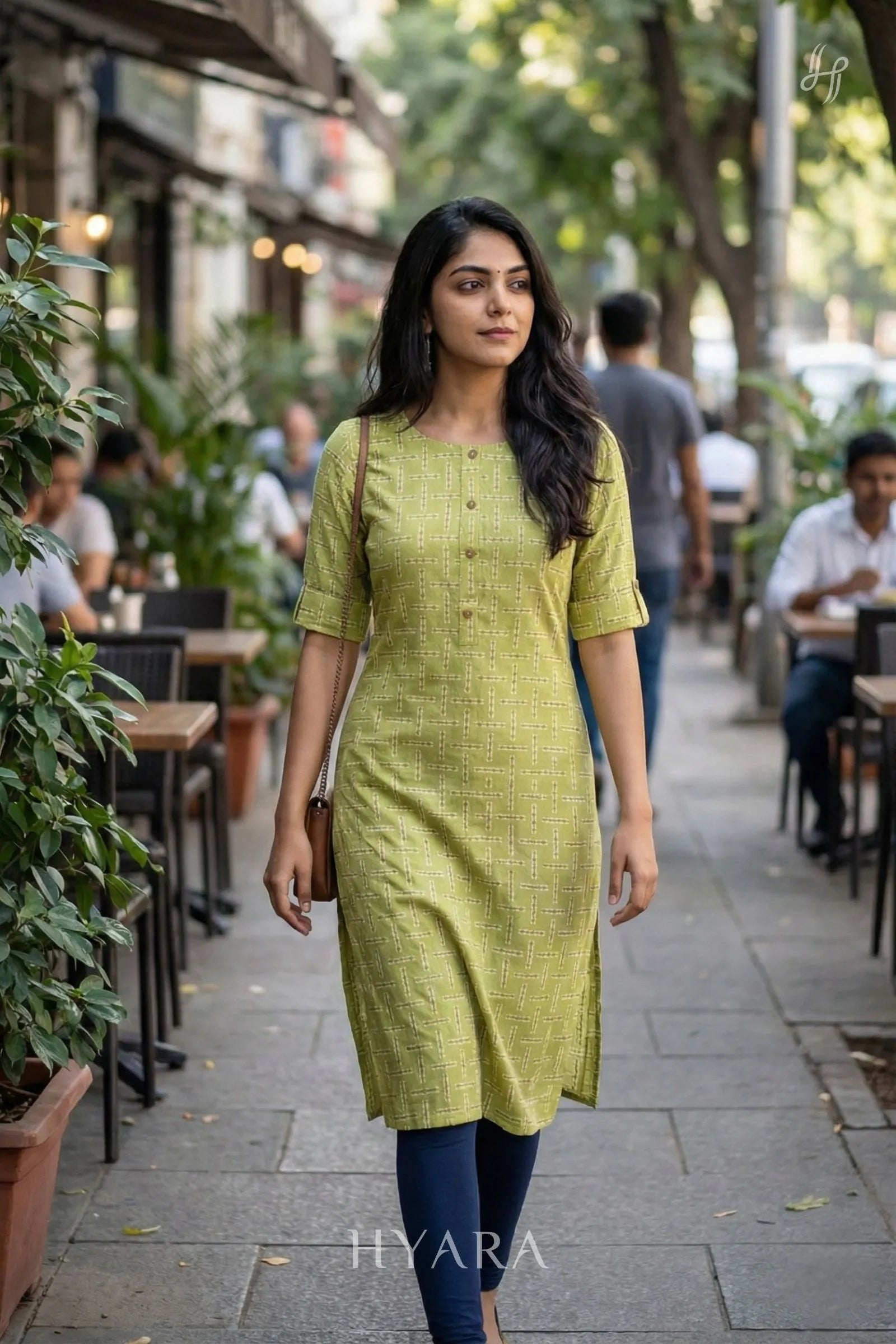 Nira Pista Kurti Top