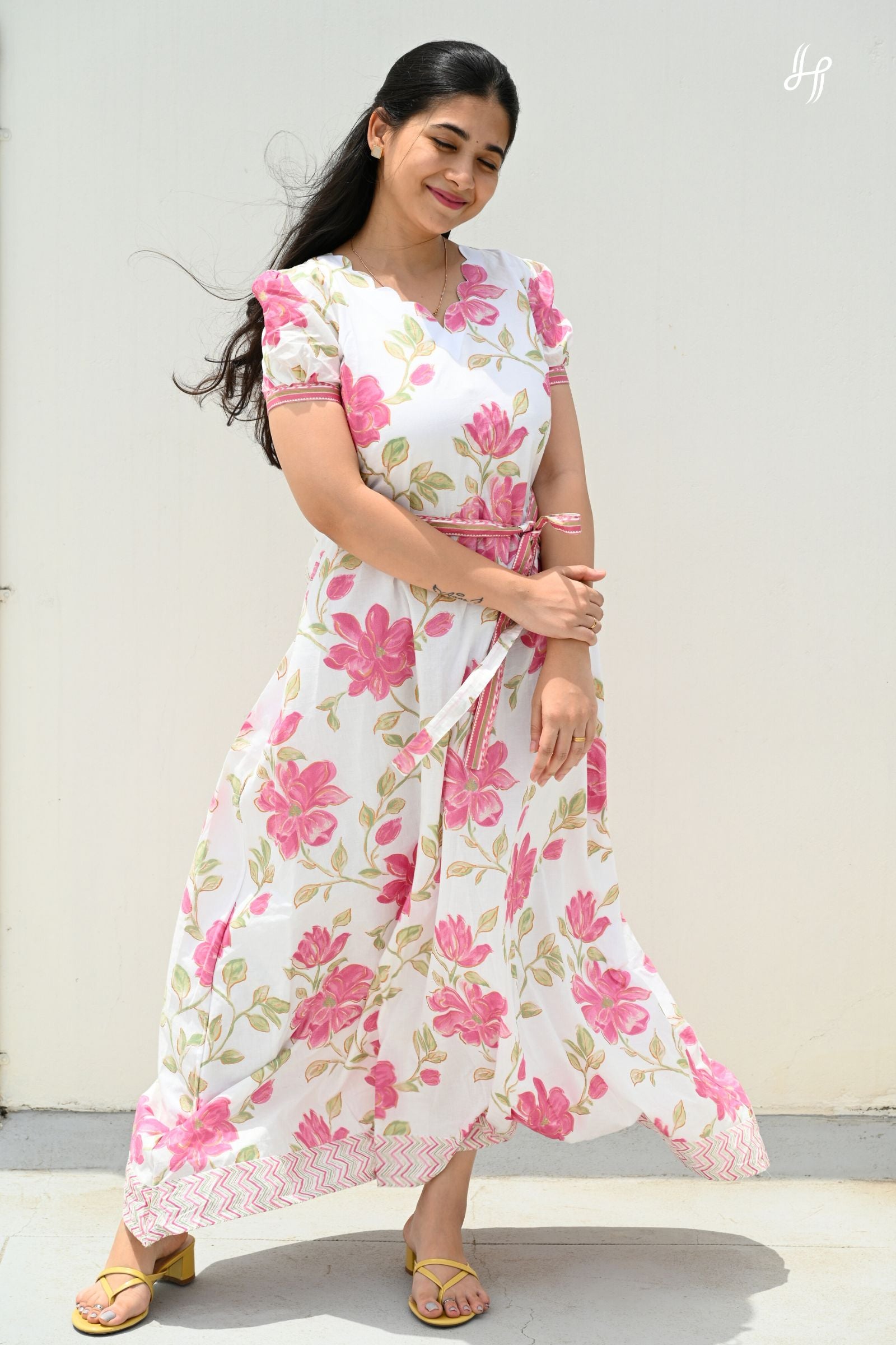 Poovizhi Cotton A-Line Maxi
