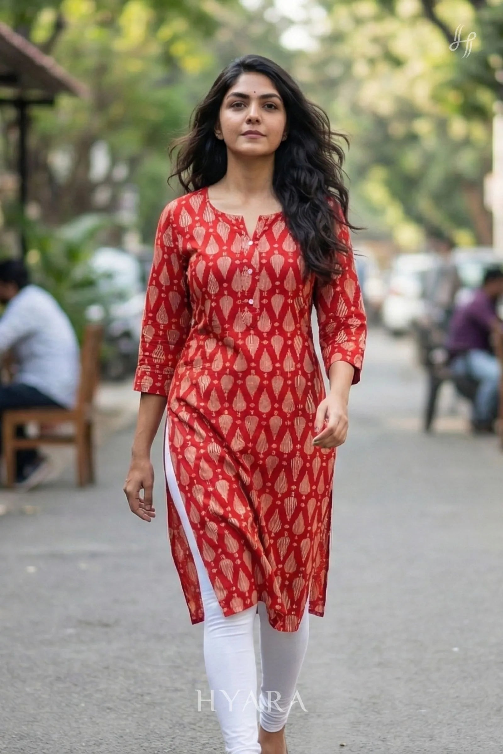 Rio Ruby Red Kurti Top