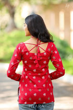 Riva Short Top With Lace Work