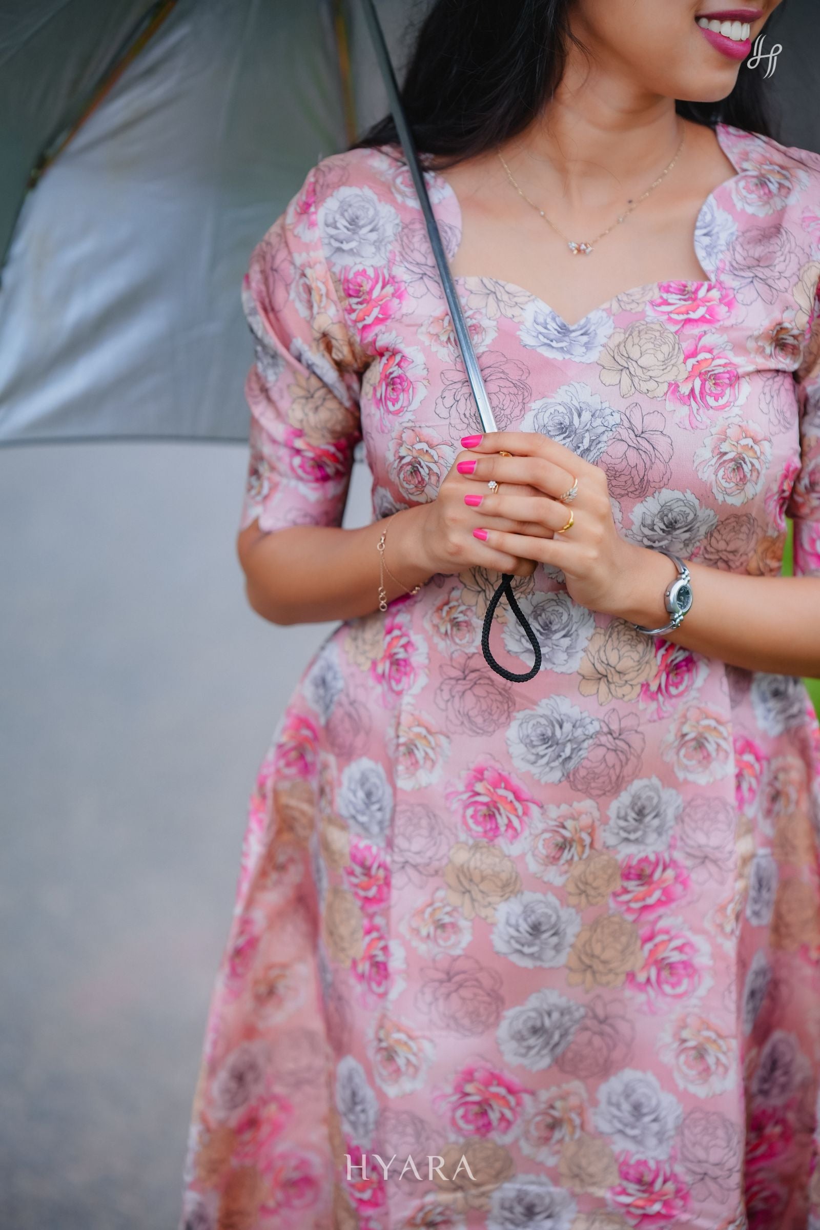 Rosava - Tissue A Line Kurti