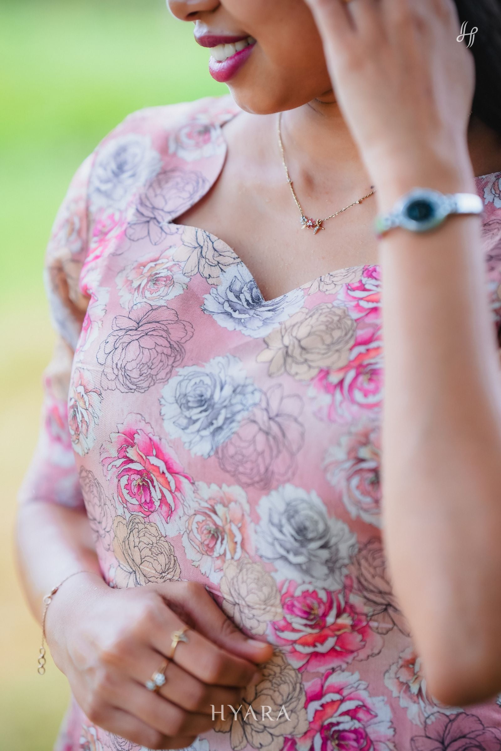 Rosava - Tissue A Line Kurti