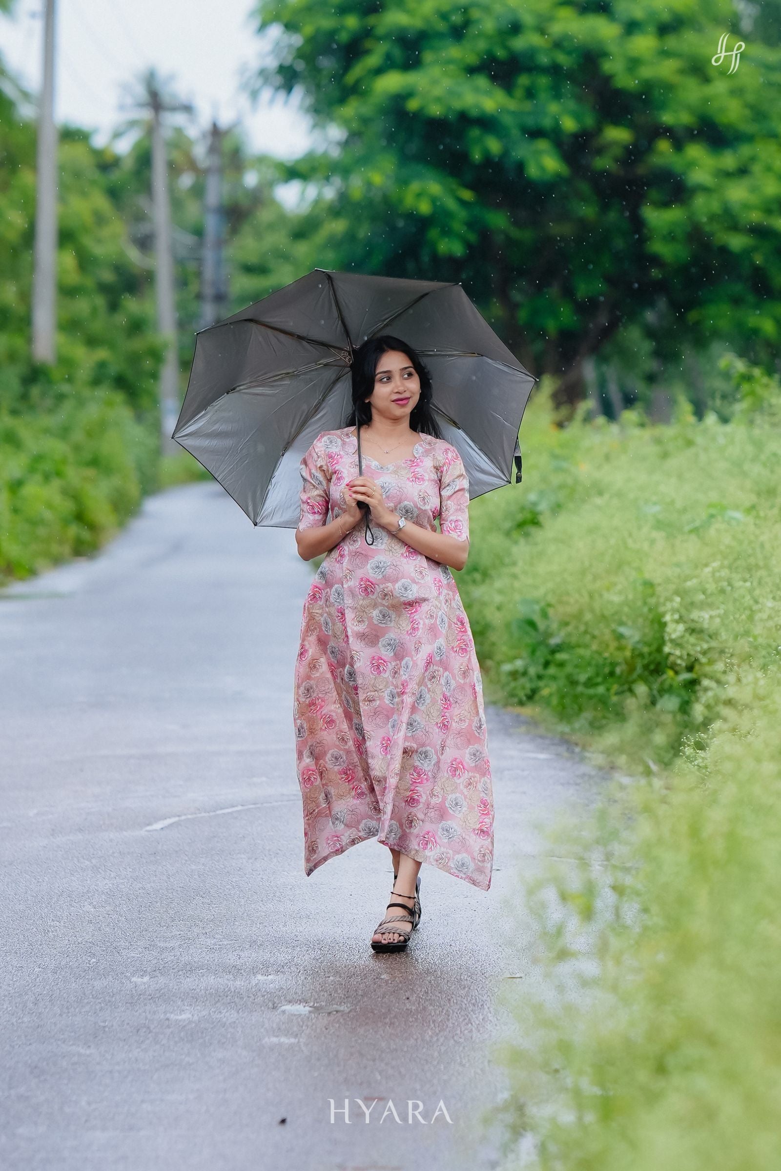 Rosava - Tissue A Line Kurti
