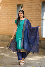 Tharini Teal Green Suit Set