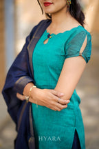 Tharini Teal Green Suit Set