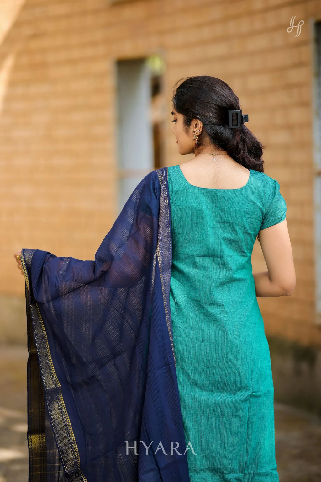 Tharini Teal Green Suit Set