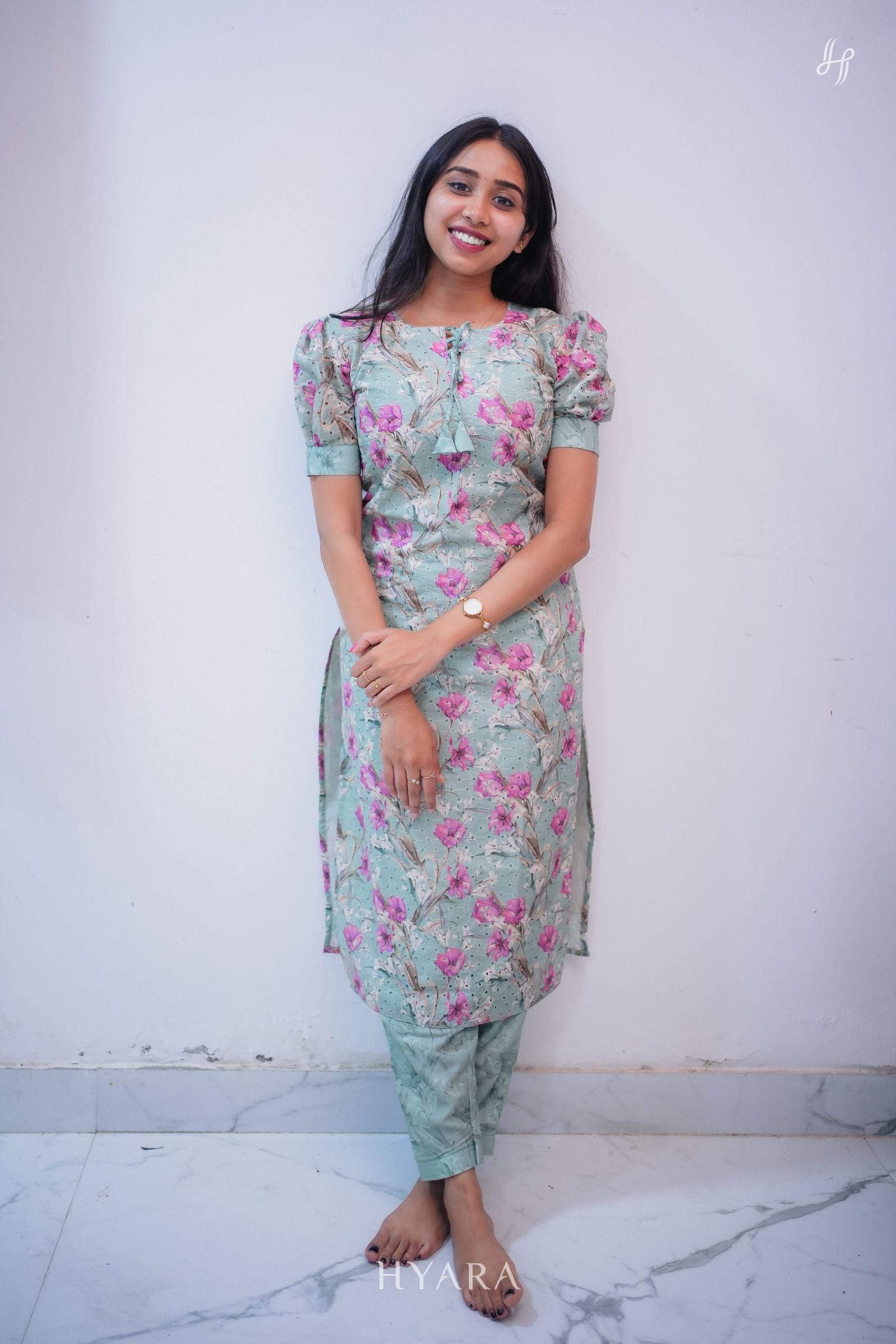 Zyra – Light Green Hakoba 3 Piece Set