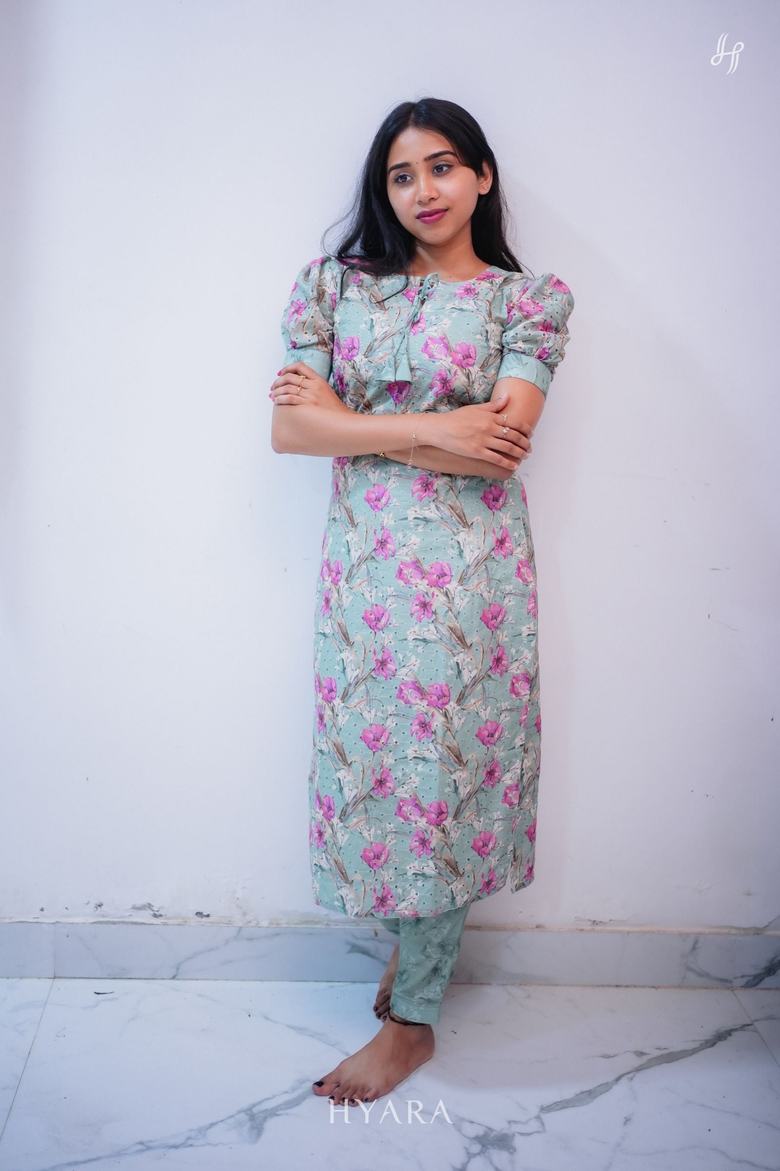 Zyra – Light Green Hakoba 3 Piece Set