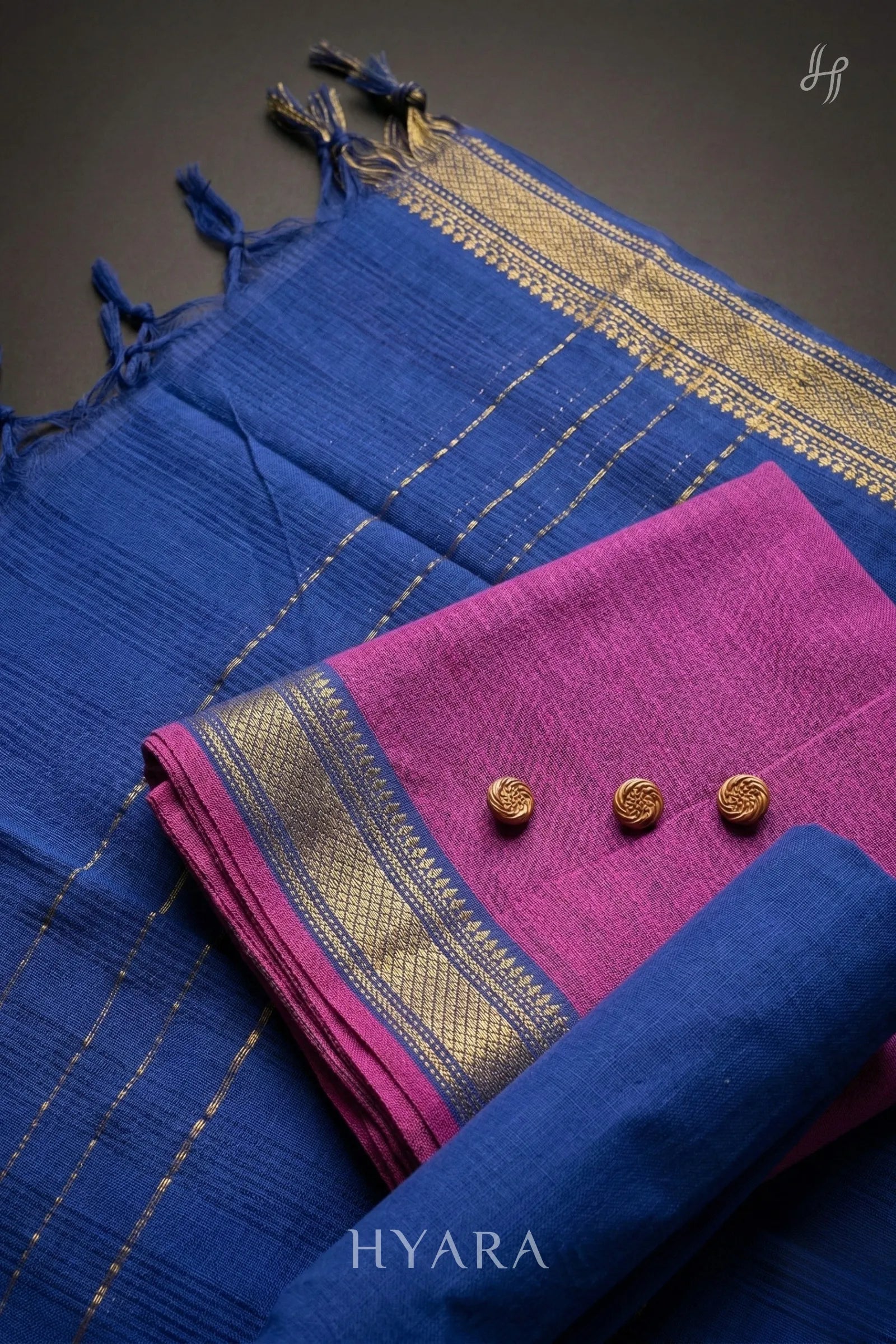 Indira Mangalagiri Pure Handloom Cotton Unstitched Fabric