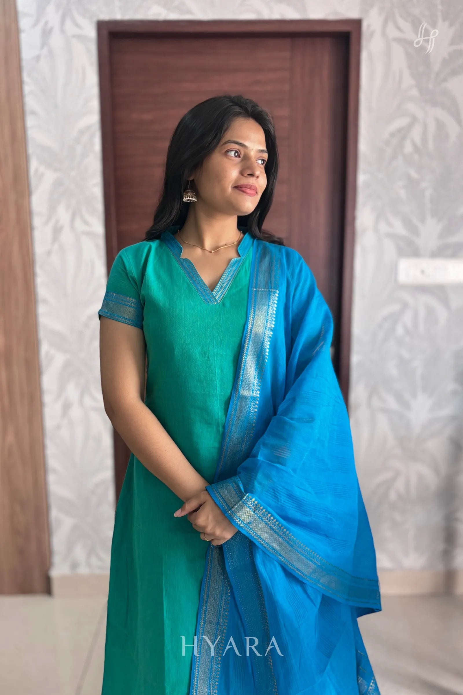 Mangalagiri Cotton Suit Set for Women