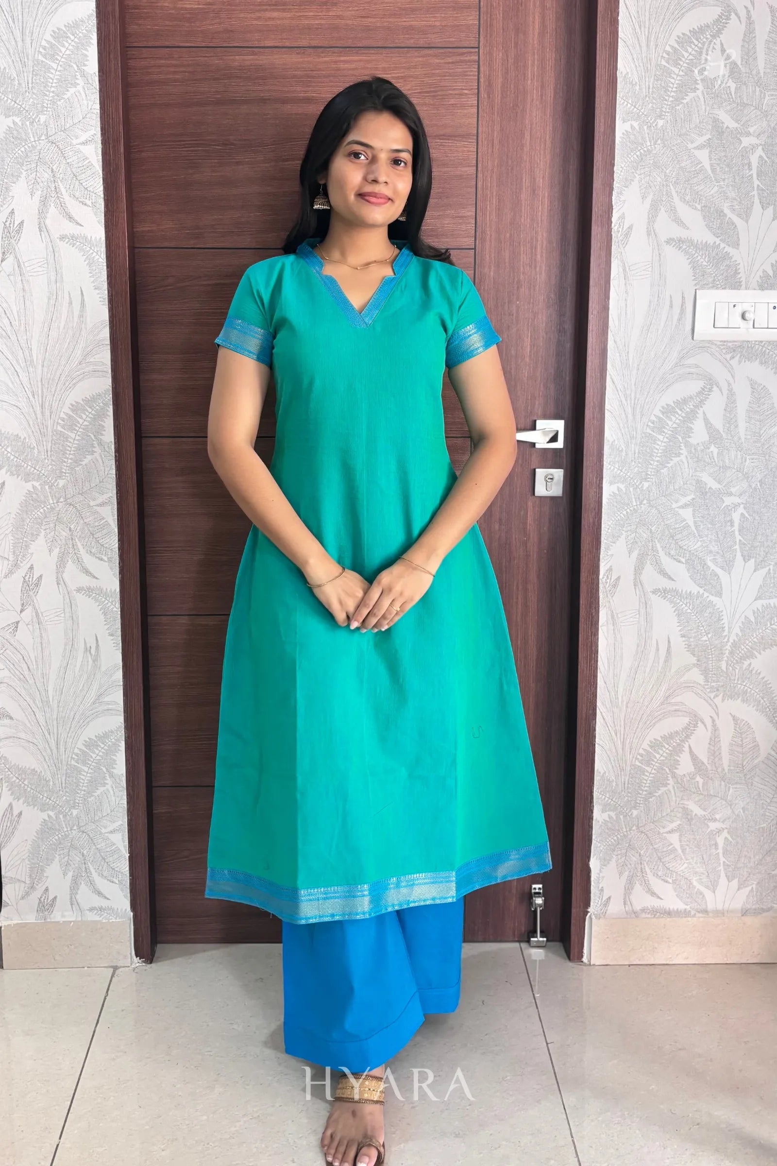 Mangalagiri Cotton Suit Set for Women