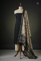 silk Handloom Cotton Unstitched Fabric