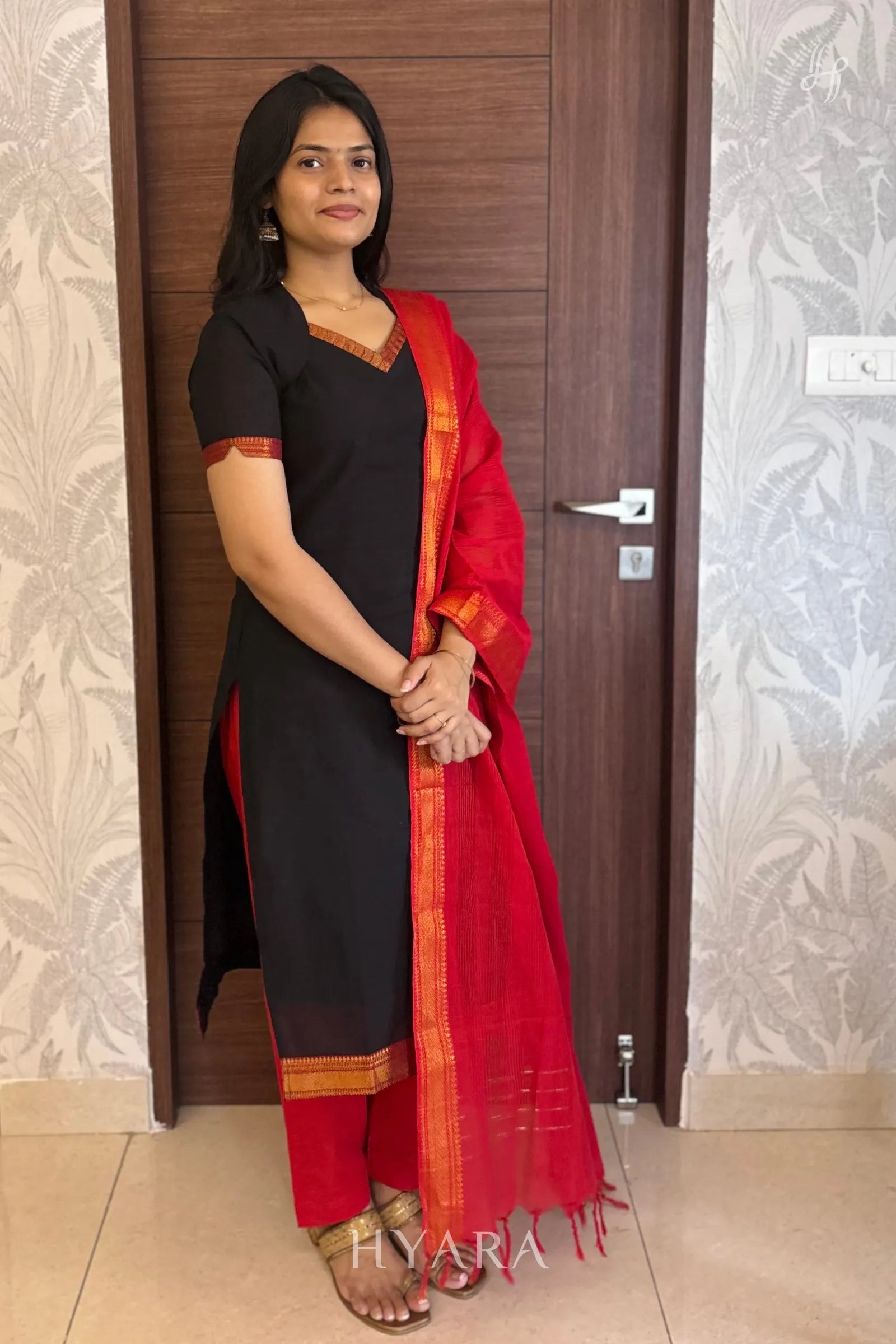 Mangalagiri Cotton Suit Set