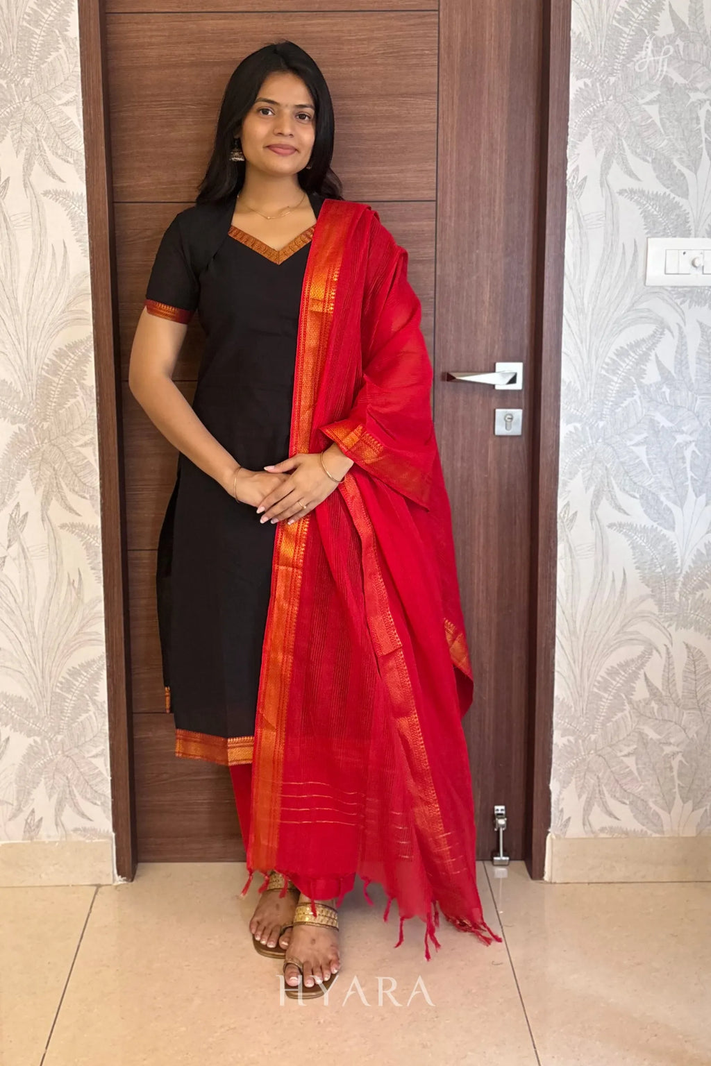 Mangalagiri Cotton Suit Set