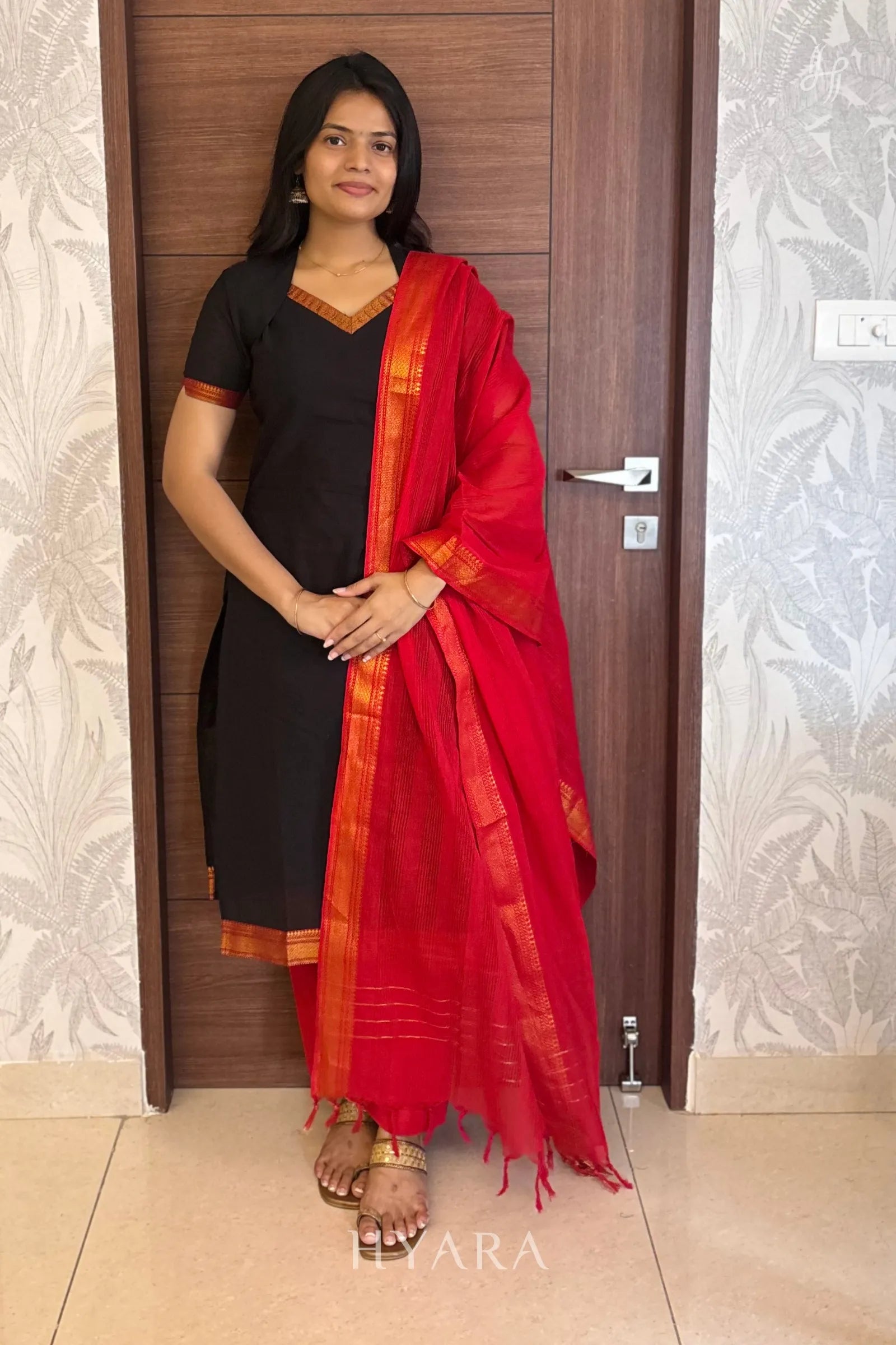 Mangalagiri Cotton Suit Set