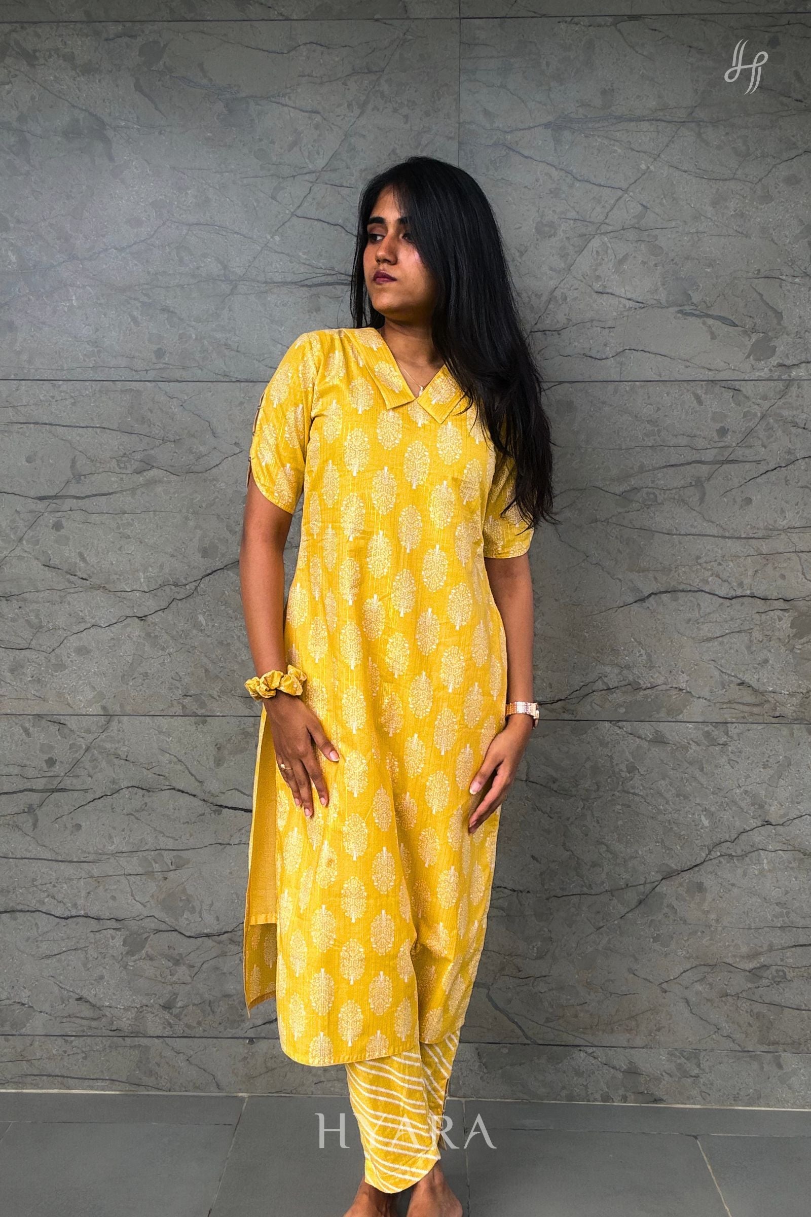 Maanja Yellow Co-ord Set