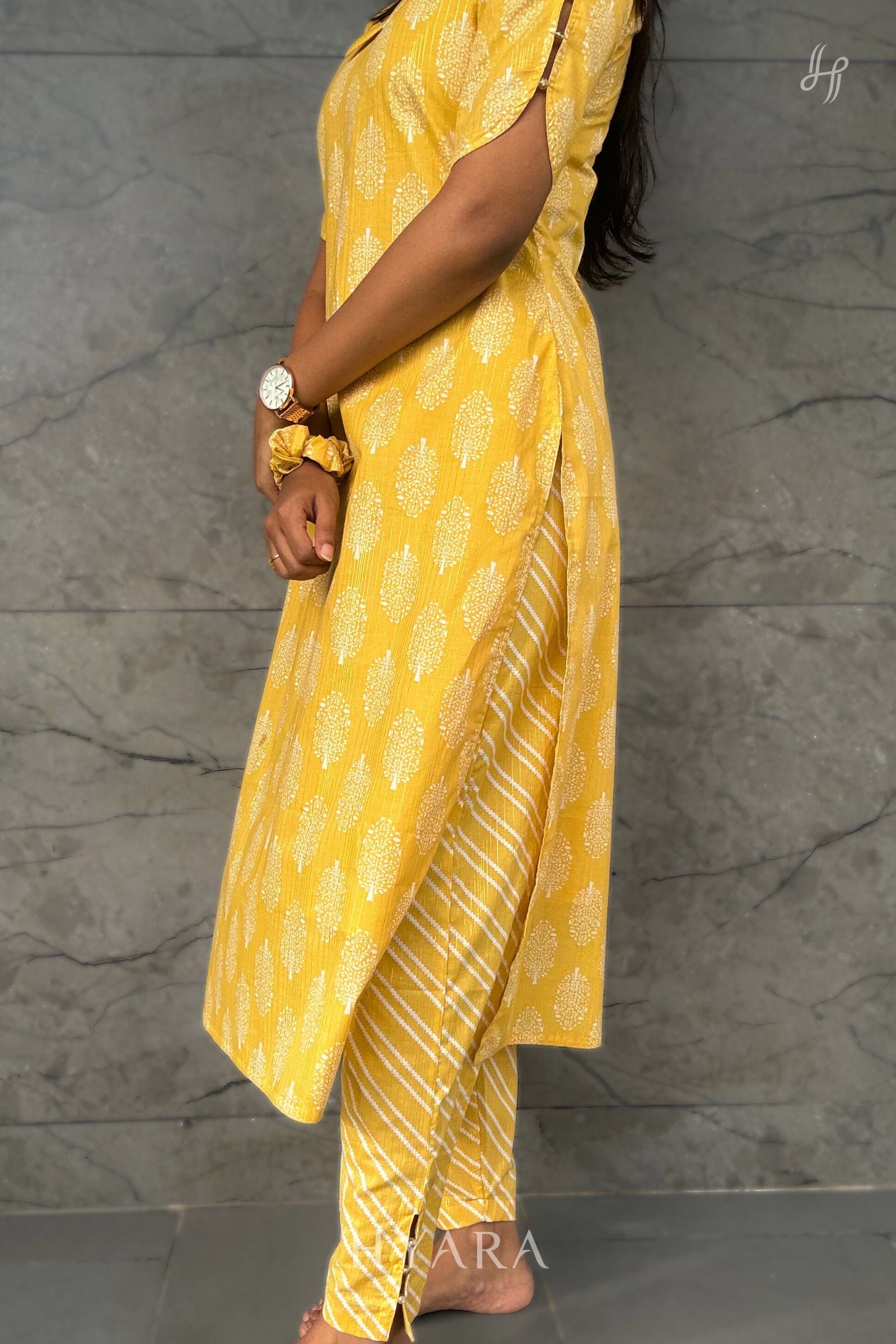 Maanja Yellow Co-ord Set