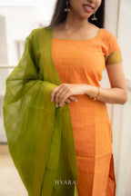 Aranya - Mangalagiri Cotton Kurti Set