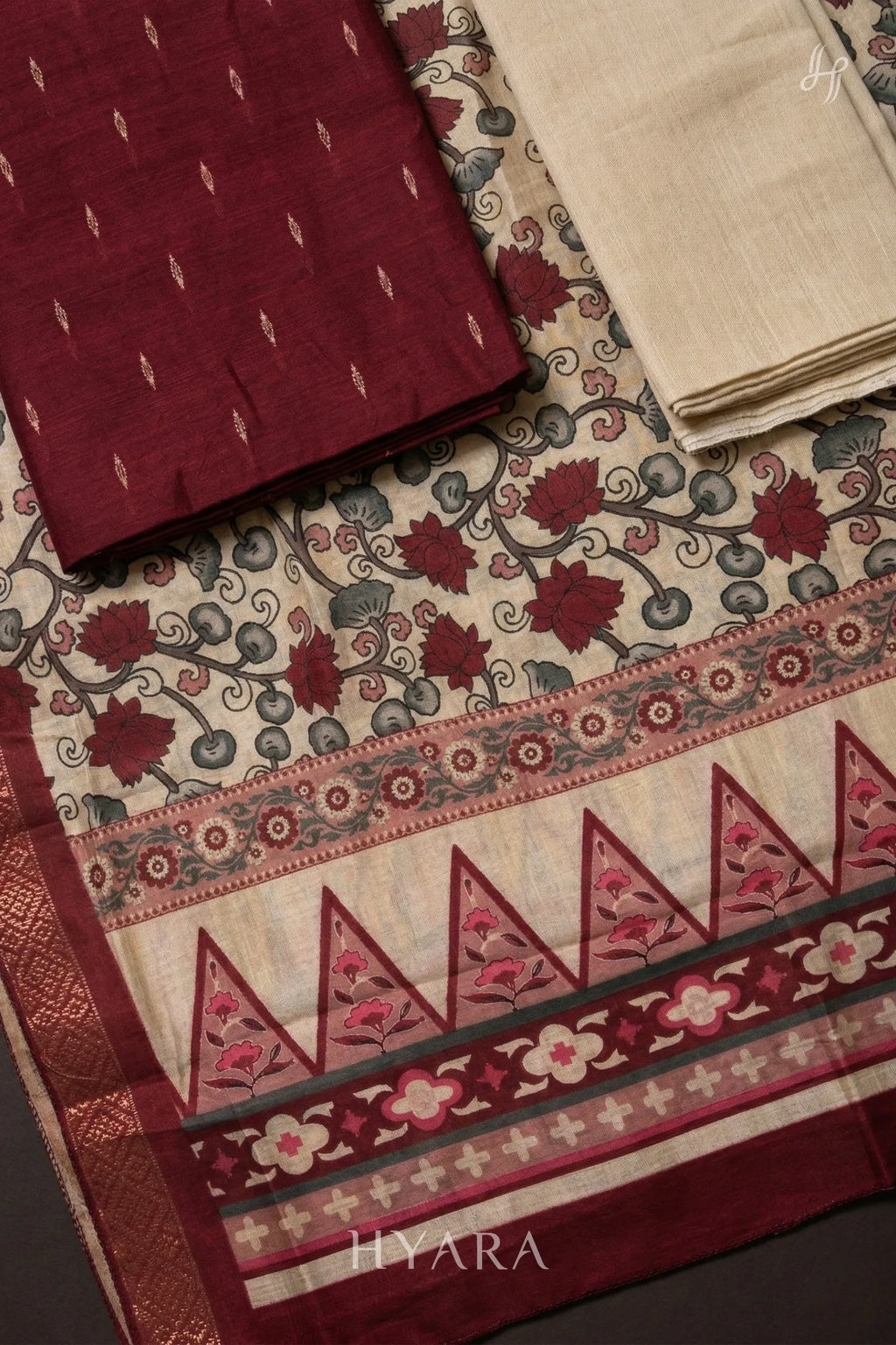 Silk Cotton Unstitched Fabric